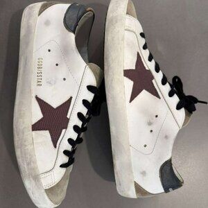Golden Goose White Super Star Men Sneakers